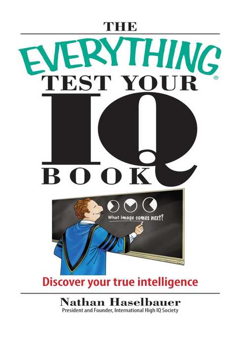 Title details for The Everything Test Your I.Q. Book by Nathan Haselbauer - Available